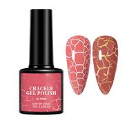 Vernis gel froid - Vernis à ongles craquelé - Couleur décorative pour fille - Kit de design créatif pour ongles - Collection élégante de tendance pour salon, maison, vacances, bal de