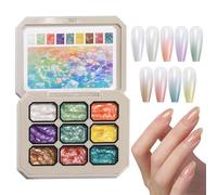 Vernis Gel,Gel pour Dessin Dégradé | Palette de 9 Vernis Accessoires Design d'Ongles Art de la Création Manucure Peinture
