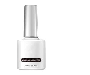 Vernis Gel Marbré,Outils de Manucure Marbré Transparent 10ml | Vernis Gel | Pour Salon Domicile Voyage Mariage Noces Soins Soirée Été Vacances Quotidien Loisirs