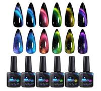 Vernis Gel Pour Les Yeux De Chaton,Vernis Gel Pour Les Yeux De Chaton | Ensemble de vernis à ongles magnétiques œil de chaton coloré de 8 ml,Kit magnétique de vernis à ongles en gel pour les yeux de c