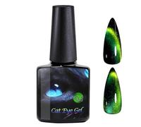 Vernis Gel Pour Les Yeux De - Gel Magnétique Pour Ongles, Effet Chat Chatoyant, Pâte UV Changeante De Couleur | Ensemble De Manucure Réfléchissant, Kit D'art D'ongle À Application Rapide, Décor
