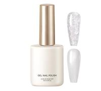 Vernis Gel Pour Ongles - Adhésif de Longue Durée | 15 ml de Vernis de Couleur Blanc Perle,Pour les Femmes et les Filles, les Amateurs de DIY, la Manucure, la Pédicure et le Salon à Domicile