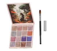 Vernis gel solide (16 couleurs) - Ensemble œil de chat | Formule crémeuse de style japonais, brillant caramel, anti-éclatement | Aimant et pinceau inclus, portable pour la maison, les voyages