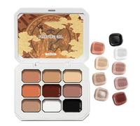 Vernis Gel Solide - Palette de 9 Vernis à Ongles Crème en Set | Outil de Manucure Brillant Résistant à la Décoloration, Fournitures Beauté pour Travail Mariage Voyage