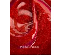 Vernis gel TOUCH Pixi 01 - Vernis hybride pailleté rouge clair, 9 ml