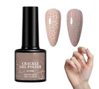 Vernis gel UV à motif de marbre | Vernis à ongles craquelé à haute teneur en pigments de 7 ml, fournitures de collecte, accessoires de manucure pour filles pour bal, rendez-vous, rassemblement, maison