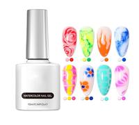 Vernis Marbré Pour Ongles 10ml Outils de Manucure Gel Marbré Transparent | Vernis Gel Pour Ongles Pour Salon Domicile Mariage Noces Soins Soirée Été Vacances Loisirs