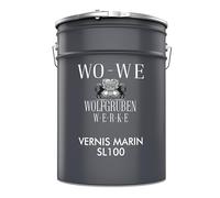 Vernis Marin bois SL100 - Ultraprotection aux Intempéries UV - Satiné - Vert sapin - RAL 6009 - 5L