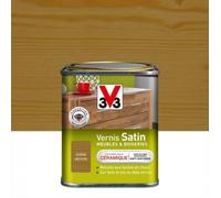 Vernis meuble et objet - V33 - Chêne moyen satiné - Intérieur - Satiné - Bois - 0,25l