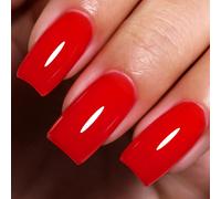 Vernis ¿¿ Ongles En Gel Rouge, 1pcs Vernis ¿¿ Ongles Led Uv Rouge N¿¿On, Longue Dur¿¿E, Manucure De Salon ¿¿ La Maison Pour Le Printemps Et L'¿¿T¿¿ (10ml-367)