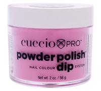 Vernis ongles Pro Powder Polish Dip System - Rose vif par Cuccio Colour pour femmes - Poudre ongles 1,6 oz