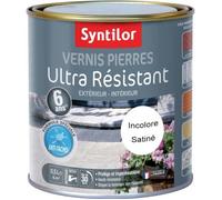 Vernis pierre extérieur / intérieur Pierre SYNTILOR - Incolore - 0.5 l