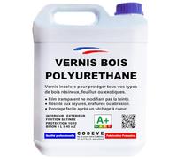 Vernis Polyurethane Bois - Codeve Bois - 5L - Intérieur/extérieur - Pour La Haute Protection De Votre Bois Résineux, Feuillu Ou Exotique.