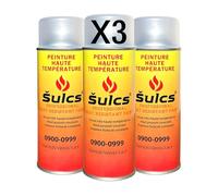 Vernis Professionnel Haute Température 200° - Aérosol 400ml - Transparent Ref. 0999 - Haut Pouvoir Couvrant - Finition après peinture Mécanique Auto Moto Radiateur ŠULCS BBQ® (3)