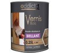 Vernis protection bois haute résistance teinte Chêne clair brillant 250ML ADDICT