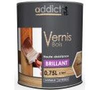 Vernis protection bois haute résistance teinte Incolore brillant 750ML ADDICT