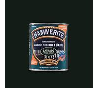 Vernis satiné antioxydant Direct au fer Hammerite Vert foncé 750 ml.