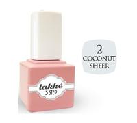 Vernis Semi-Permanent 2 Coconut Sheer Lakke' 3-Step 7ml