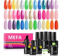 Vernis Semi Permanent 23 Pcs, 20 Couleur Vernis Gel Uv Semi Permanent Avec Top Coat, Base Coat, Matte Top Coat, Soak Off Uv Led Vernis À Ongles Pour Gel Ongle Manucure Nail Art