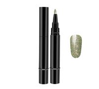 Vernis Semi Permanent, 3 En 1 Stylo Vernis à Ongles, Stylos De Vernis à Ongles, 3 En 1 Gel Vernis à Ongles Stylo, Vernis Polish Ongles Semi-Permanents Imperméables Pour Ongle (Green, 1PC)