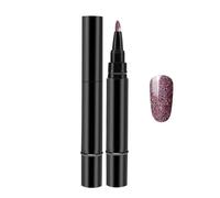 Vernis Semi Permanent, 3 En 1 Stylo Vernis à Ongles, Stylos De Vernis à Ongles, 3 En 1 Gel Vernis à Ongles Stylo, Vernis Polish Ongles Semi-Permanents Imperméables Pour Ongle (Purple, 1PC)