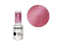 Andreia Professional - Vernis semi permanent Cat Eye Effect argentées avec reflets roses