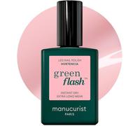 Vernis semi-permanent Hortencia rose pâle 15ml Green Flash bio-sourcé 84% 12-free UV/LED