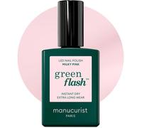 Vernis semi-permanent rose laiteux - ZGEER - Milky Pink - 15 ml - 12-Free - Bio sourcé 84% - Vegan - Retrait en 1 minute