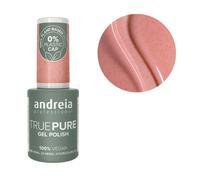 Andreia Vernis à ongles gel professionnel sans héma - True Pure 21 gratuit et 100 % végétalien pour ongles sensibles - Vernis à ongles gel semi-permanent UV LED Soak Off - 10,5 ml (T58 rose doux avec