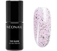 Vernis Semi Permanent Top Coat 7,2 Ml Vernis Gel Uv Semi Permanent Top Glow Silver Flakes Top Coat Vernis À Ongles Gel Polish Gel Top Coat Uv Nail Art