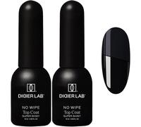 Vernis Semi Permanent Top Coat Gel Uv Super Shiny - Gel Finition Ongle Uv Brillant - Nouvelle Formule - Sans Résidu Et Sans Hema - No Wipe Top Coat Pour Manucure Longue Durée - 2x10ml