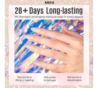 Vernis Semi Permanent, Vernis Gel Uv 6 Couleurs Pailleté Kit Gel Ongle French Manucure Nail Art Ongles Gel Soak Off Uv/Led Gel Polish Pour Starter Salon Diy Home