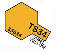 Vernis Spray Pour Plastique 100 Ml. Jaune Camel Ts34 TAMIYA