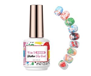 Vernis Top Coat Pour Art Des Ongles Solution Manucure 15ml | Finition Mate pour Vernis à Gel Professionnels Débutants Mère Petite Amie Salon Studio Maison Rassemblement Rencontre