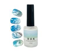 Vernis Top Coat Pour Les Ongles | Top Coat 15ml Pour Vernis À Ongles | Gel Liquide À Effet Peinture Ondulé | Sœur, Fille, Petite Amie, Épouse, Amie, Voyage, Voyage D'Affaires, Maison, École