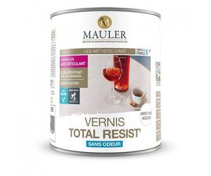Vernis Total Résist' - 0,5 litre - incolore mat Mauler