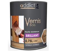 Vernis vitrificateurs - Addict - Incolore - Brillant - Alkyde - 750ml
