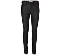 VERO MODA 10138972 - Pantalon - Slim - Femme - Noir (Black/Coated) - FR: 34 (Taille Fabricant: XS/32)