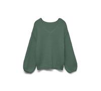 Vero Moda 2way V-Neck Pullover Vmmaybe Ls Pull à col en V 2 Voies Noos, Laurel Wreath, M Femme