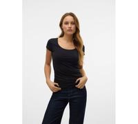 Vero Moda 5713020211213 Chemise Et Haut Tee-Shirt Manche Courte Coton, Elastane - M
