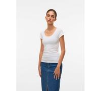 Vero Moda 5713020211541 Chemise Et Haut Tee-Shirt Manche Courte Coton, Elastane - L