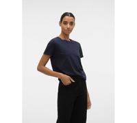 Vero Moda 5714924087874 Chemise Et Haut Tee-Shirt Col Rond Manche Courte Coton - S