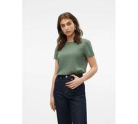 Vero Moda 5714928291093 Chemise Et Haut Tee-Shirt Col Rond Manche Courte Coton - M