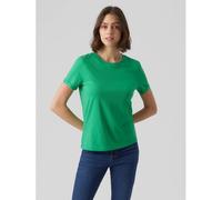 Vero Moda 5715366094840 Chemise Et Haut Tee-Shirt Col Rond Manche Courte Coton - S