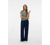 Vero Moda 5715732680233 Chemise Et Haut Tee-Shirt Col Rond Manche Courte Viscose, Polyamide, Elastane - Xl