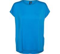 Vero Moda Ava T-shirt à manches courtes uni bleu S femme bleu S