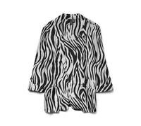 VERO MODA Blazer VMJESMILO 3/4 Loose WVN GA Noos pour Femme, Doublure argentée, Taille M, Doublure argentée., M