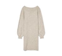 VERO MODA Boatneck Dress Vmlefile Balloon Ls Robe à col Bateau Noos, Gris/Bouleau, XL Femmes