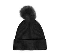VERO MODA Bonnet Noir Femme Beanie Noir Taille Unique