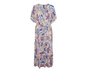 VERO MODA Caftan VMMENNY SS 7/8 WVN GA Noos, Doublure argentée/AOP : hayda, XS